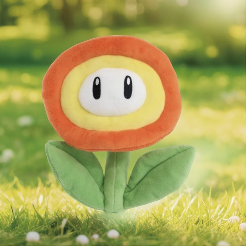 任天堂 スーパーマリオ スーパーマリオ ファイアフラワー ファイアフラワードール 人形 Doll-S - 人形・フィギュア - コットン・麻 グリーン