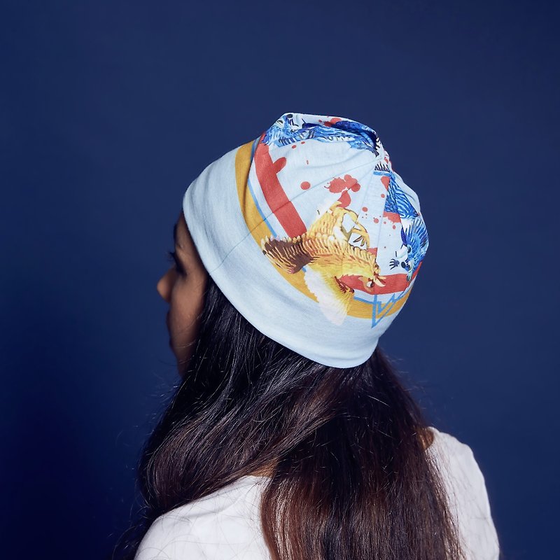 【City Collection_Taipei】Celebration Multifunctional Headwear - Other - Polyester Multicolor