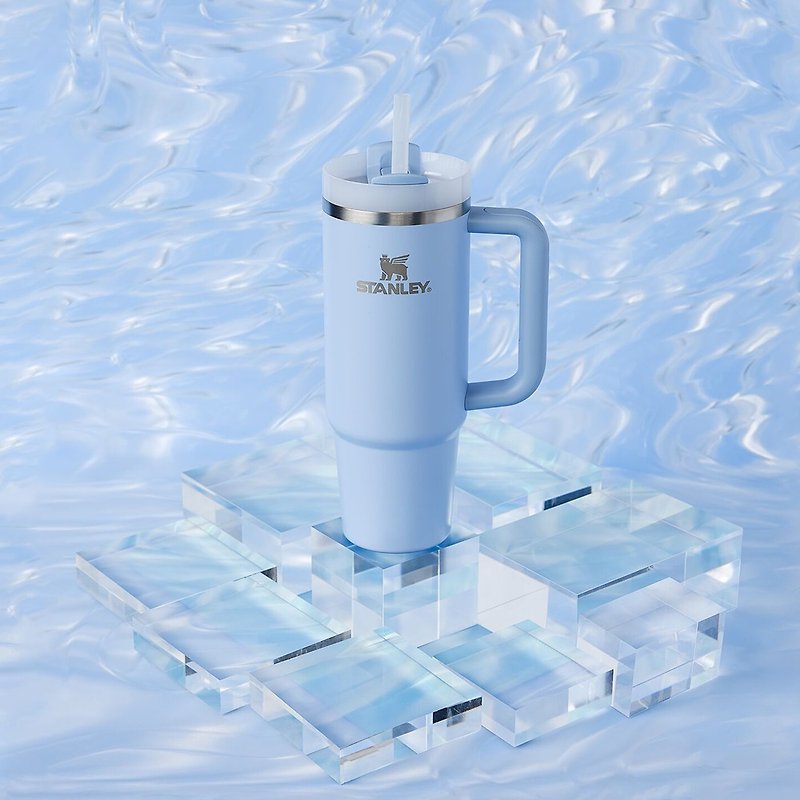 STANLEY 冒險系列 吸管隨手杯2.0 0.88L / 冰川藍 - 保溫瓶/保溫杯 - 不鏽鋼 多色