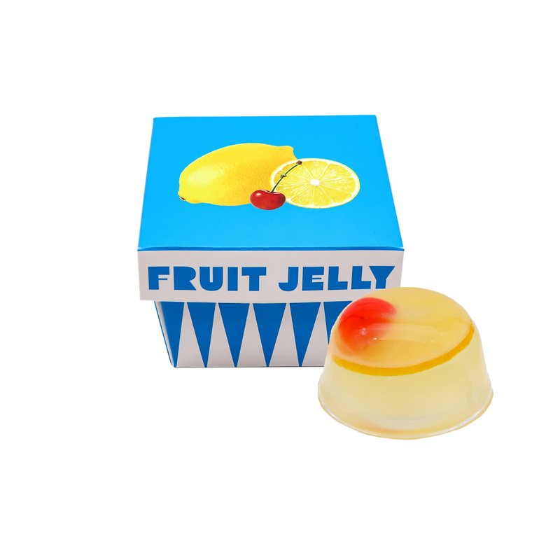 Fruit jelly Lemon jelly - ครีมและพุดดิ้ง - วัสดุอื่นๆ สีเหลือง