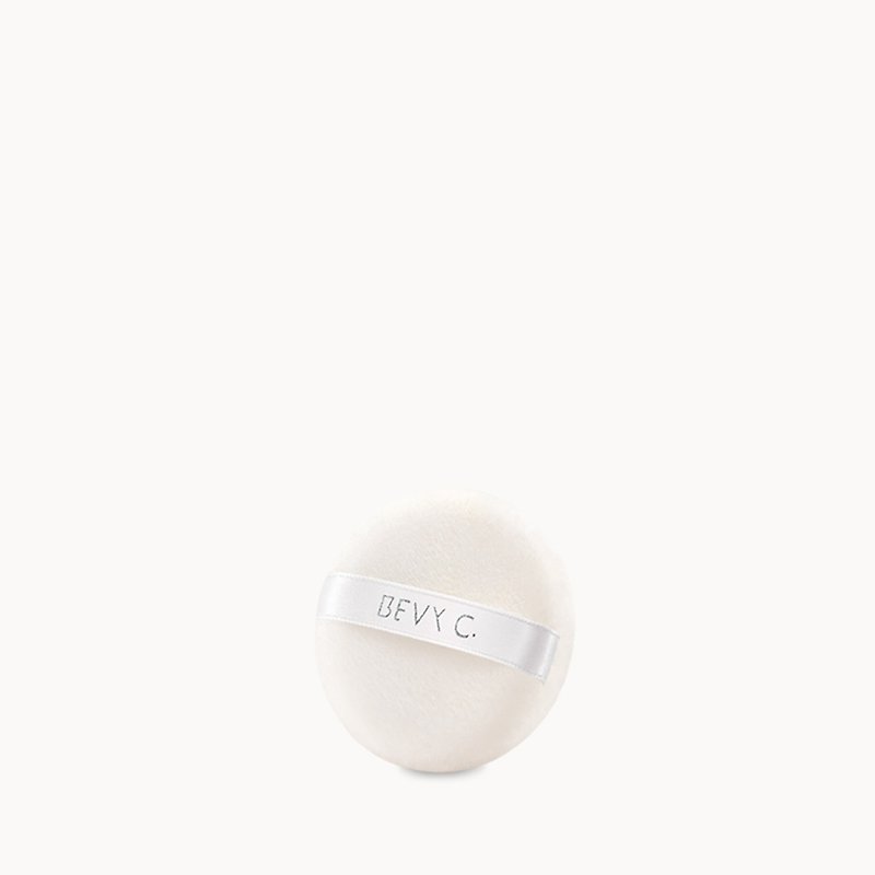 【BEVY C.】裸紗親膚 蜜粉粉撲 1入裝 | 上等日本長毛、妝效更持 - 粉餅/蜜粉 - 其他材質 白色