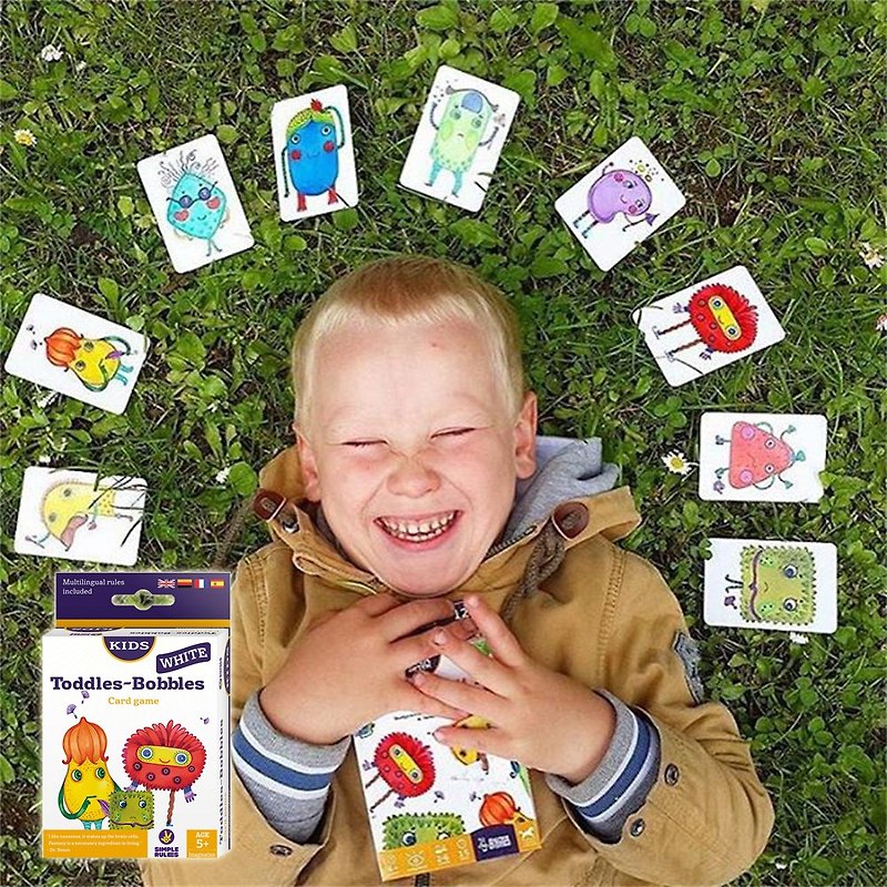 SIMPLE RULES --Big Head Doll II -Russian Children's Board Game - ของเล่นเด็ก - กระดาษ สีแดง