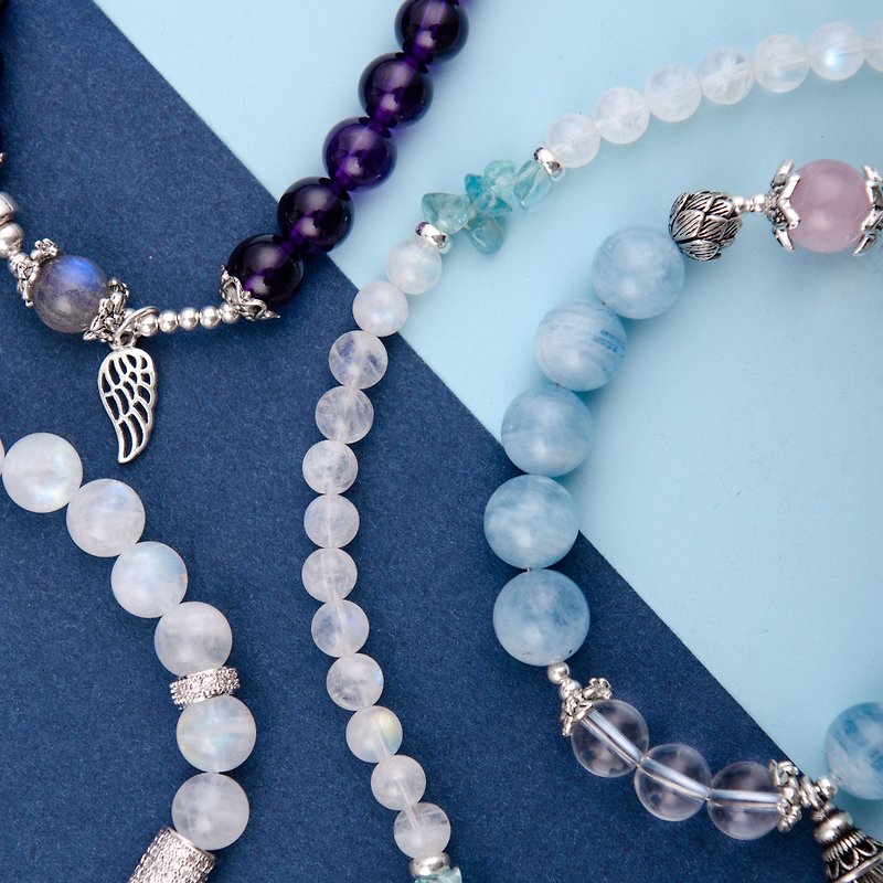 Goody Bag - [福袋B] Bracelet 5 Options 3 Offer - Optional Style - Natural Crystal Bracelet - Bracelets - Semi-Precious Stones Blue