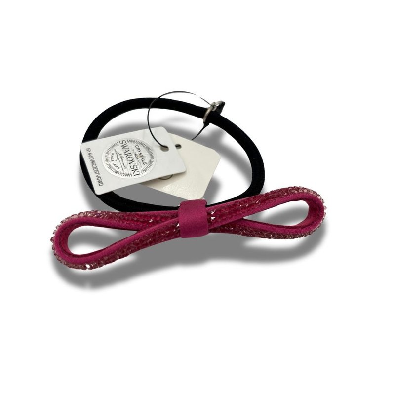 コンプレックス・ビズ　上品に煌めくクリスタルヘアゴム レッド - ヘアアクセサリー - ゴム 多色