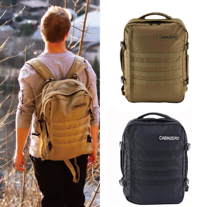 CabinZero British Light Brigade Boarding Backpack 36L-Military Special Edition (4 colors in total) - กระเป๋าเดินทาง/ผ้าคลุม - วัสดุอื่นๆ หลากหลายสี