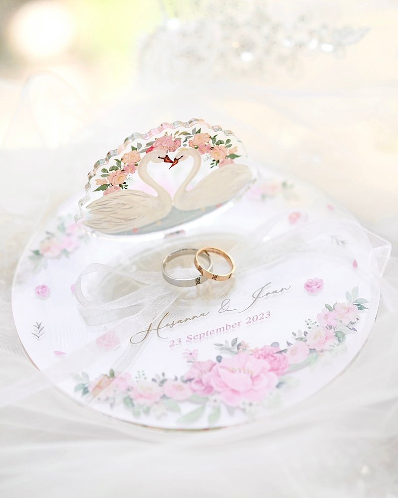 moonism原創設計 婚禮ring pillow 結婚戒指枕訂製 - 擺飾/家飾品 - 壓克力 