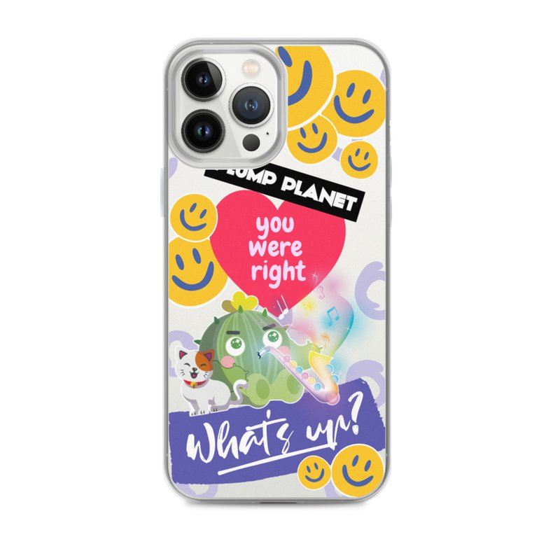 【Free Shipping】What's UP? You Are Right  |  Phone Clear Case - เคส/ซองมือถือ - พลาสติก สึชมพู