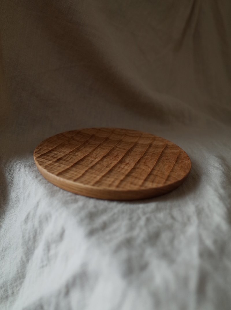 White Oak Carved Platter - Plates & Trays - Wood Khaki