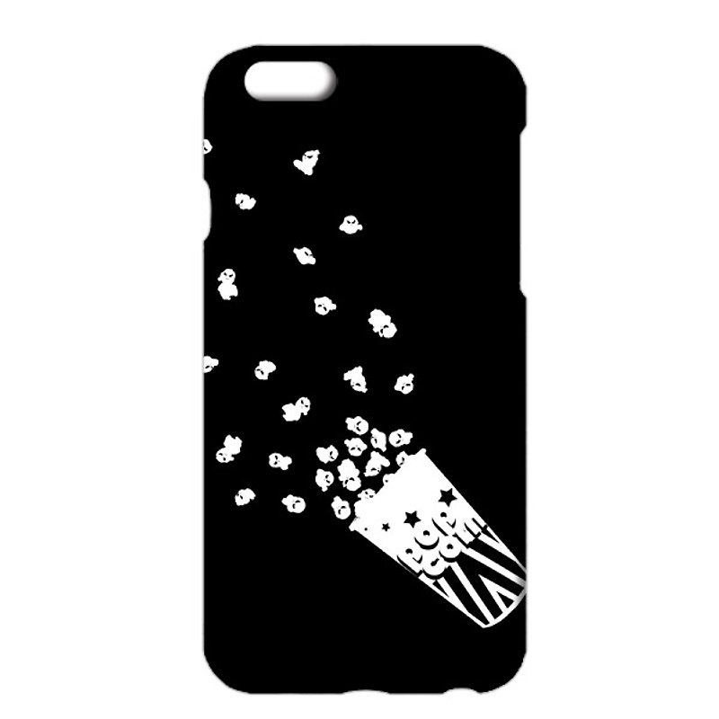 [iPhone ケース] Popcorn Monster - スマホケース - プラスチック ブラック