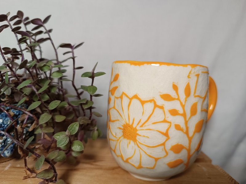 灼灼-手作杯 - 咖啡杯/馬克杯 - 陶 