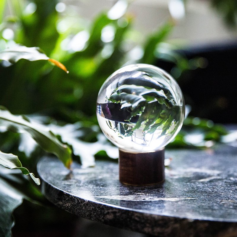 棲仙 SECLUSION OF SAGE / 水晶球－100mm - 擺飾/家飾品 - 玻璃 透明