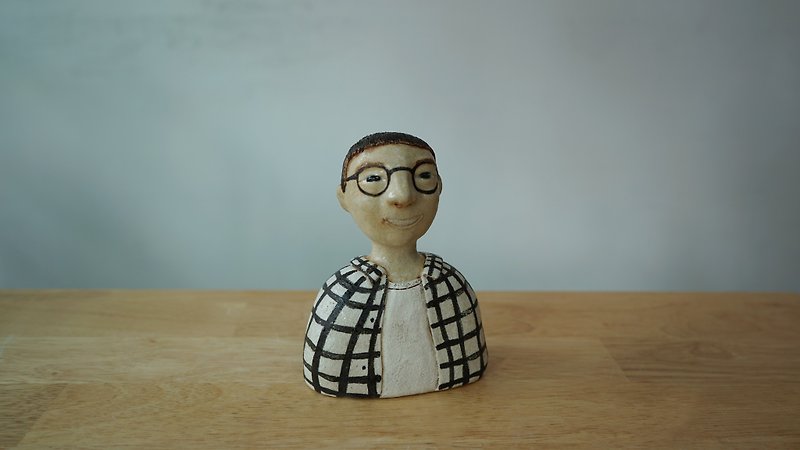 【Customized】Siyan Pottery Doll - Customized Portraits - Pottery 