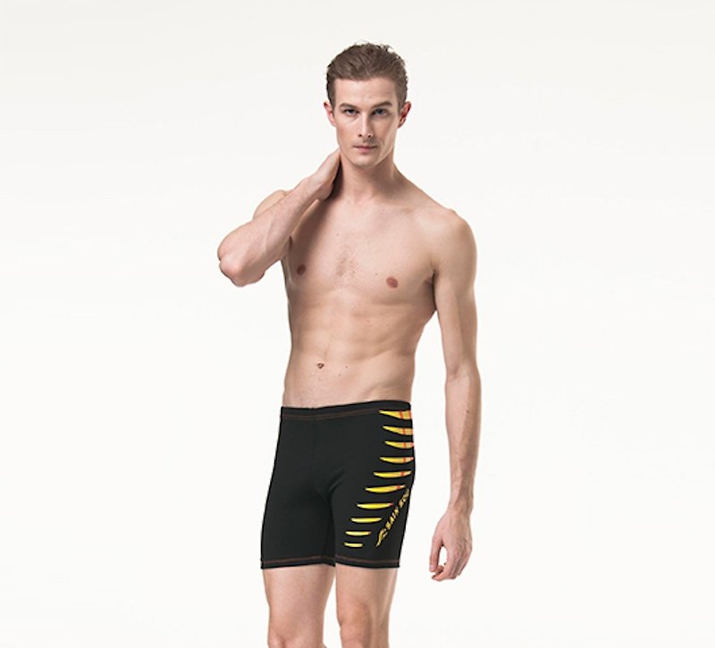 MIT five-point swimming trunks plus size (for bathing) - ชุดว่ายน้ำผู้ชาย - เส้นใยสังเคราะห์ หลากหลายสี