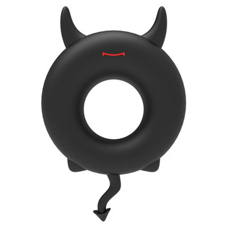 Leten cute soft Silicone time delay lock ring-little deer/little devil long-lasting ejaculation ring - Adult Products - Silicone Multicolor