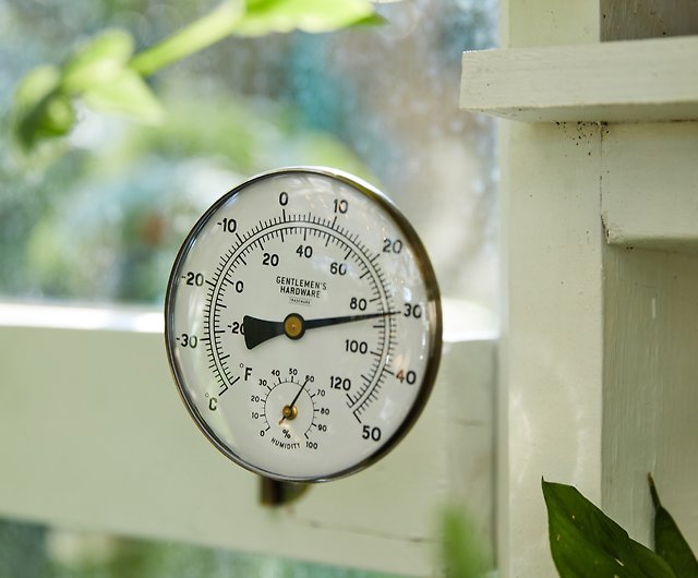 Outdoor Thermometer Wall Thermometer With Bronze Design Stylish