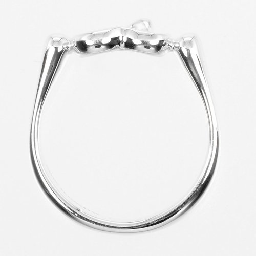 ティファニー TIFFANY&Co. 925 オープンハート 8号 リング・指輪