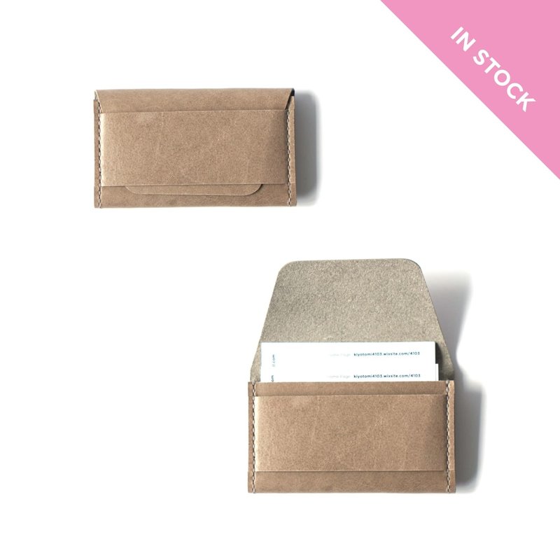 【在庫あり】CARD CASE / カードケース / 名刺入れ - 名片夾/名片盒 - 真皮 灰色