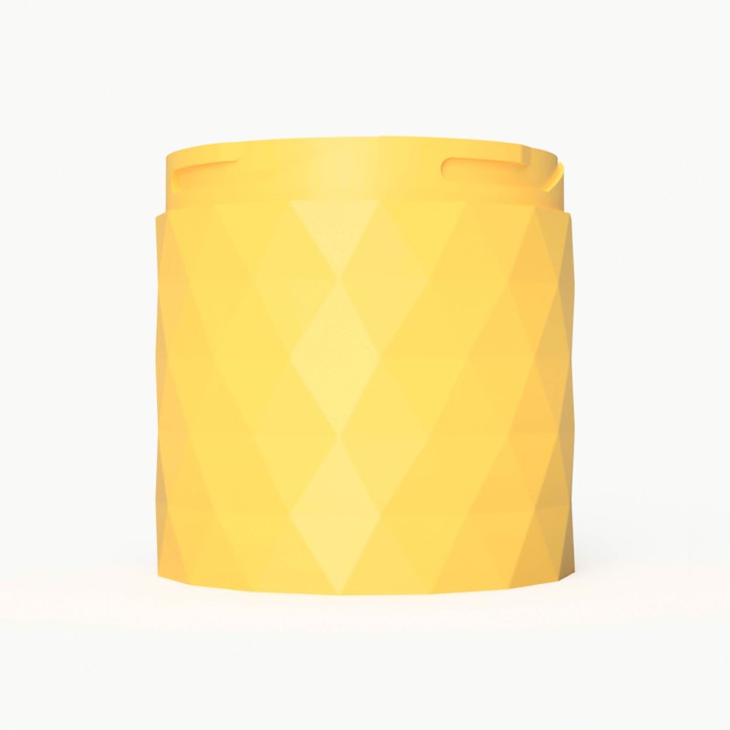 Wattle組件∣瓶身環節_菱紋_黃色 - 水壺/水瓶 - 塑膠 黃色