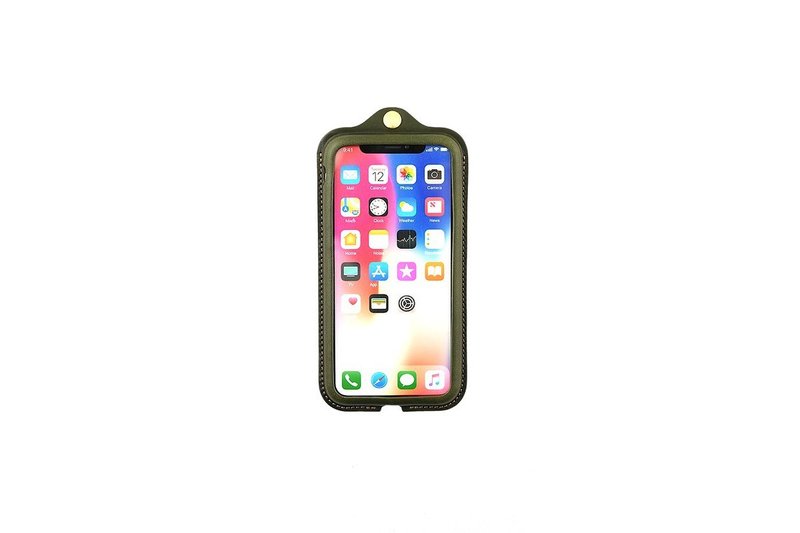 日本製【Takumicsタクミクス】iPhone X XS 全皮革手機套 - 手機殼/手機套 - 真皮 綠色