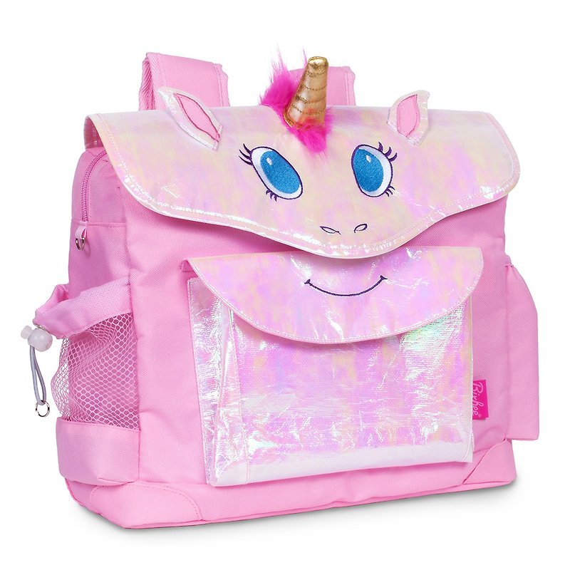 American Bixbee Animal Childhood Series - Fantasy Powder Unicorn Horse Backpack - Backpacks & Bags - Polyester Pink