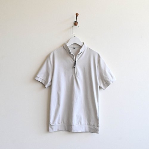 那舒比古著 NaSuBi Vintage 【NaSuBi Vintage】造型領型拉鍊設計古著上衣