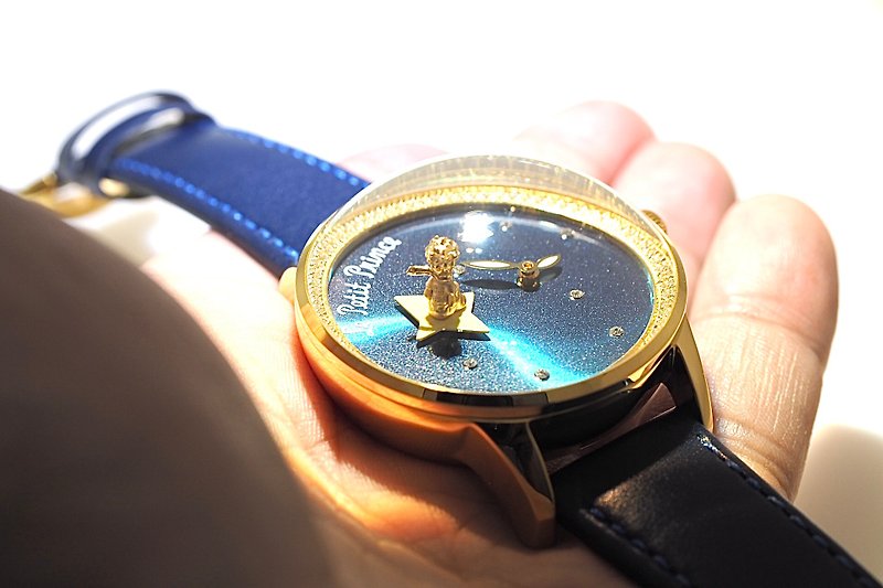 法國官方授權 Fouetté x 小王子 星之腕錶 (全球限量100隻) - 男裝錶/中性錶 - 貴金屬 金色
