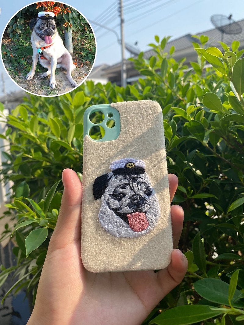 Custom embroidered phone cases Can embroider all models - Phone Cases - Thread 