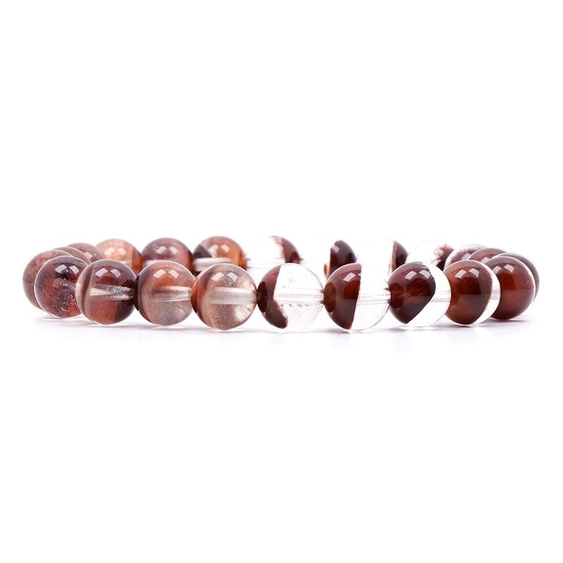 Red Rutilated Quartz 8.4-8.8mm Red Rabbit Hair Bracelet - สร้อยข้อมือ - เครื่องประดับพลอย หลากหลายสี