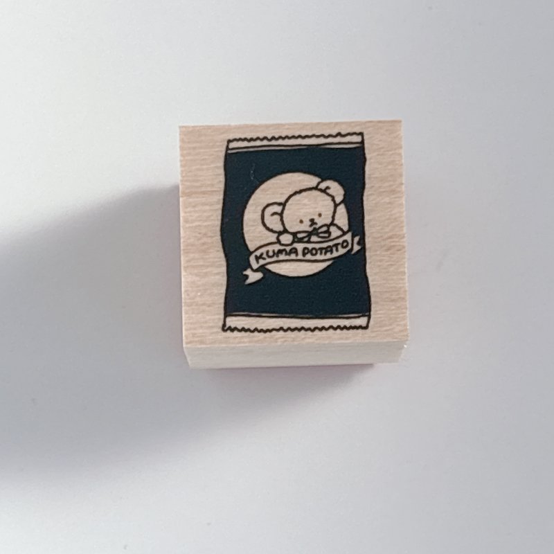 Bear Snack Pack Stamp 2020 - 印章/印台 - 橡膠 