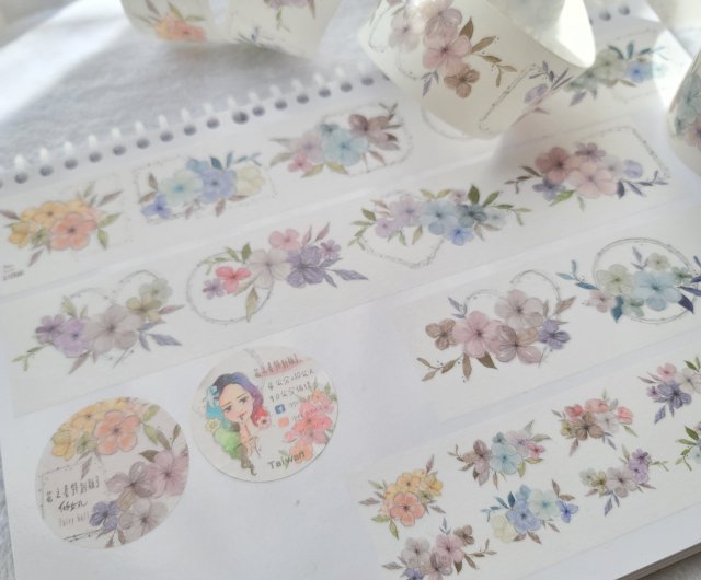 R127_【仙女丸】花之卷17 立體燙金PET 巻き売り