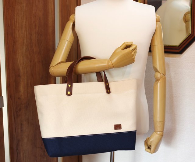 Landscape Leather Tote Bag