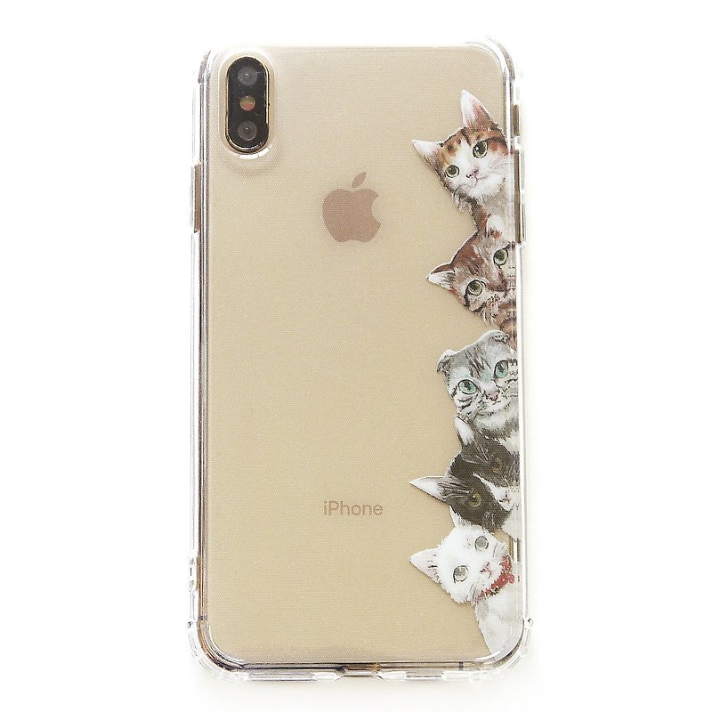 五貓x躲貓貓 - 手機殼 | TPU Phone case 防摔 空壓殼 | - 手機殼/手機套 - 橡膠 透明