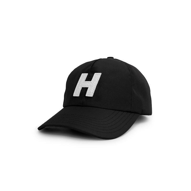 HARBOR Big H Cap - 帽子 - 聚酯纖維 黑色