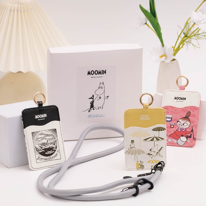 【Pinkoi x Moomin】ID card set 3-piece gift box set with free lanyard*1, limited to 55 sets - ที่ใส่บัตรคล้องคอ - พลาสติก หลากหลายสี