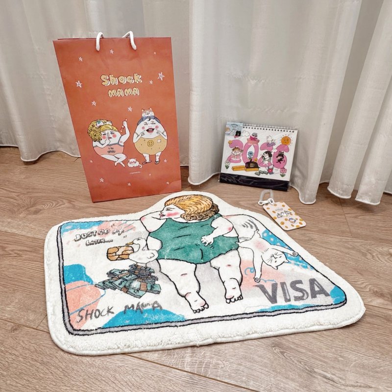 63折【聖誕禮盒】好划算交換禮物組 - 地墊/地毯 - 紙 藍色