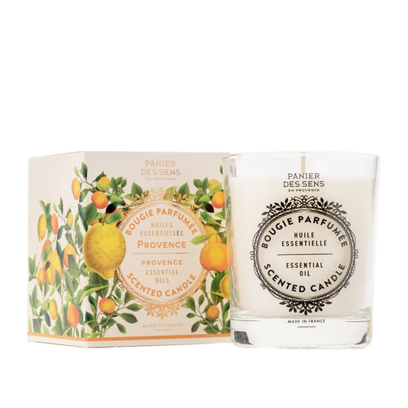 Panier des sens-普羅旺斯香氛蠟燭180g - 香氛蠟燭/燭台 - 其他材質 橘色