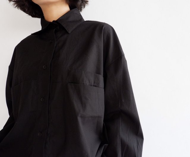 Double pocket shirt - Shop thenawknawk Women's Shirts - Pinkoi