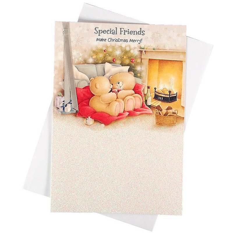 充滿著快樂與歡呼聲 耶誕卡片【Hallmark-卡片 聖誕節系列】 - 卡片/明信片 - 紙 金色