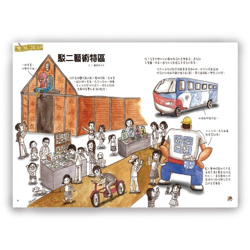 DuDo Shop 土豆屋 手繪插畫萬用卡/明信片/卡片/插畫卡-高雄港都 觀光 駁二藝術特區