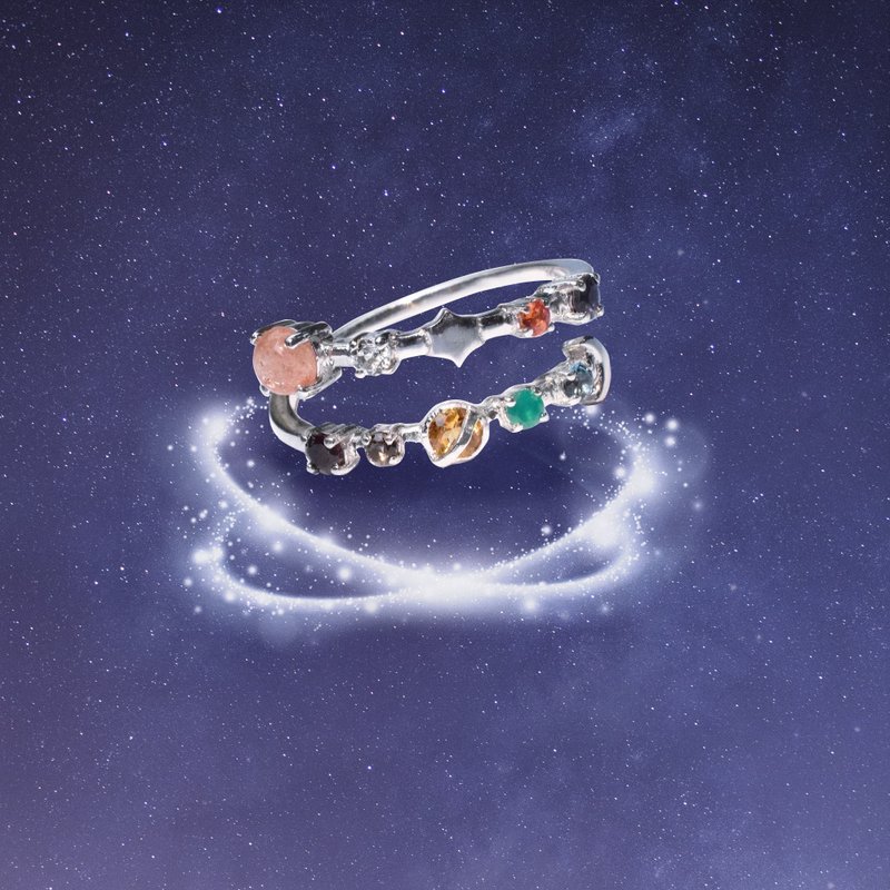 2nd generation universe ring #minimminiverse R321 - 戒指 - 半寶石 