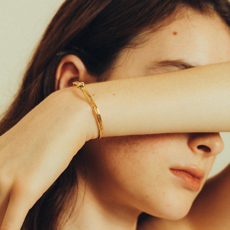 手環 Bracelet - Doris 兩色 金 - 手鍊/手環 - 銅/黃銅 金色
