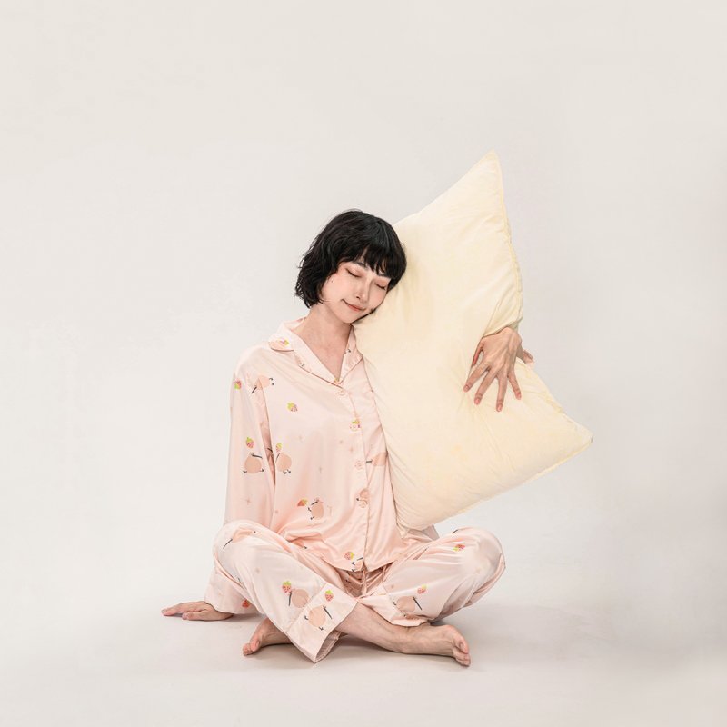 L01 Fafa x Here's to Love Kiwi home wear - Loungewear & Sleepwear - Polyester Khaki