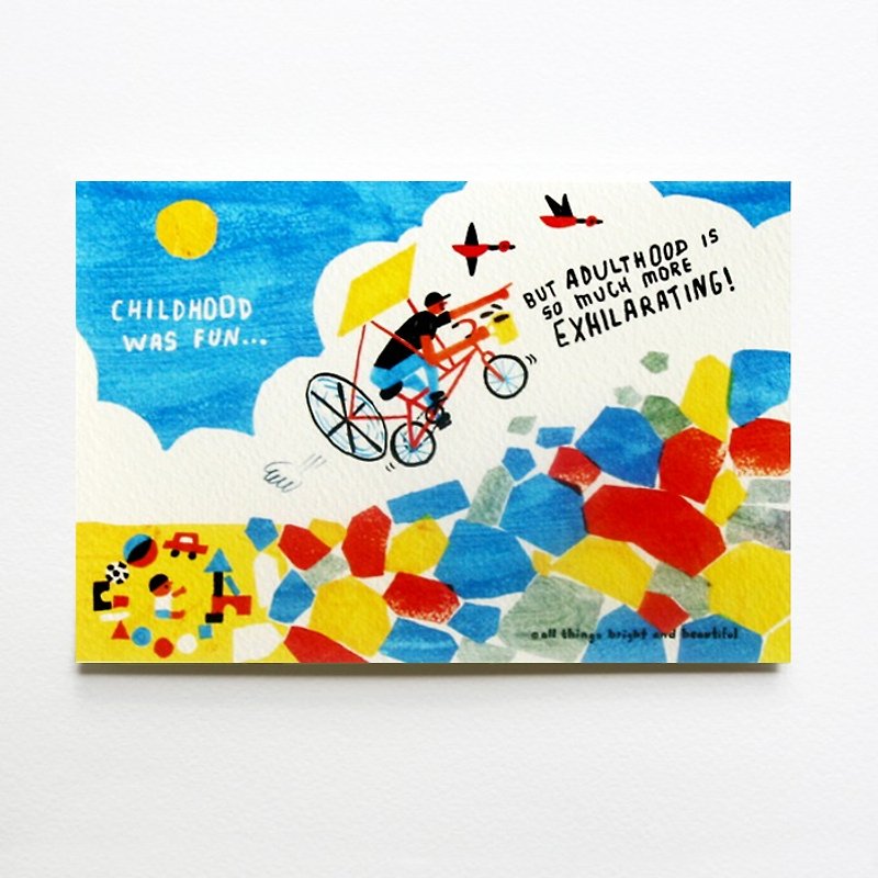 Adulthood Postcard - การ์ด/โปสการ์ด - กระดาษ หลากหลายสี