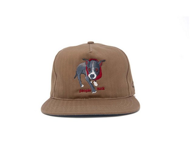 The Ampal Creative People Suck Strapback Pit Bull Embroidered Wax