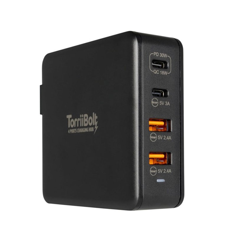 TorriiBolt 4 端口充電集綫器 USB充電盒 - 其他 - 其他材質 黑色
