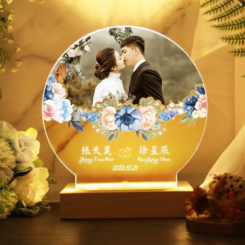 [MU Workshop] Dream Garden B/Customized Night Light/Book Date Night Light/Photo Night Light/ Acrylic Night Light - Lighting - Other Materials 