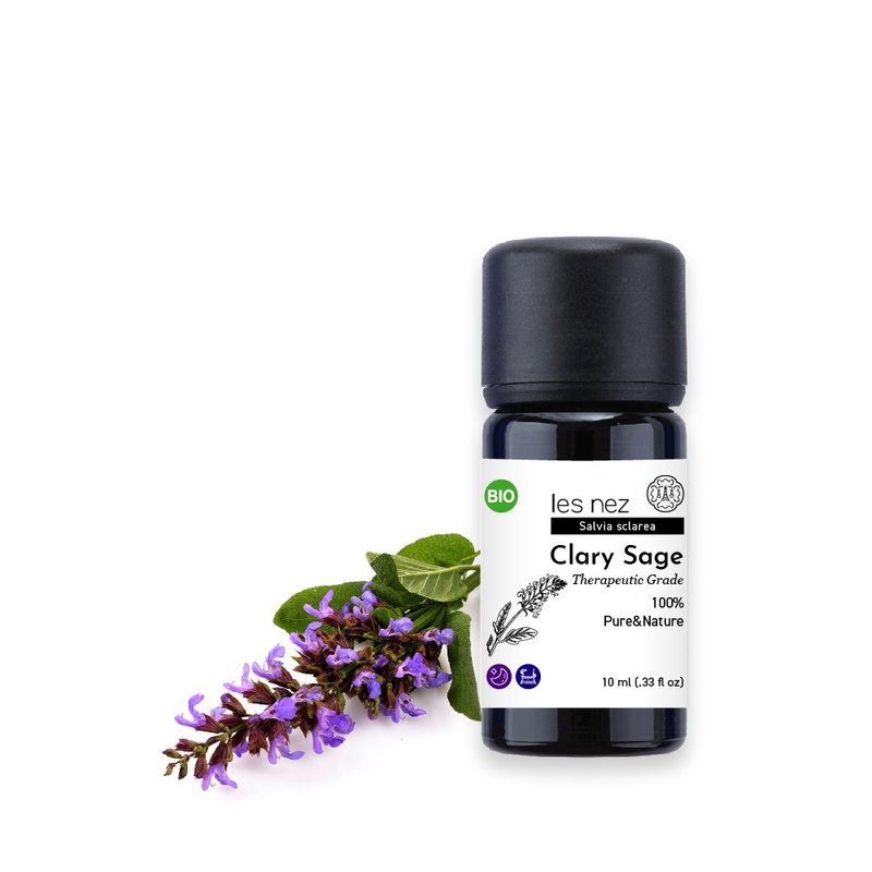 【Les nez 香鼻子】天然單方快樂鼠尾草純精油 10ML - 香氛/精油/擴香 - 精油 黑色