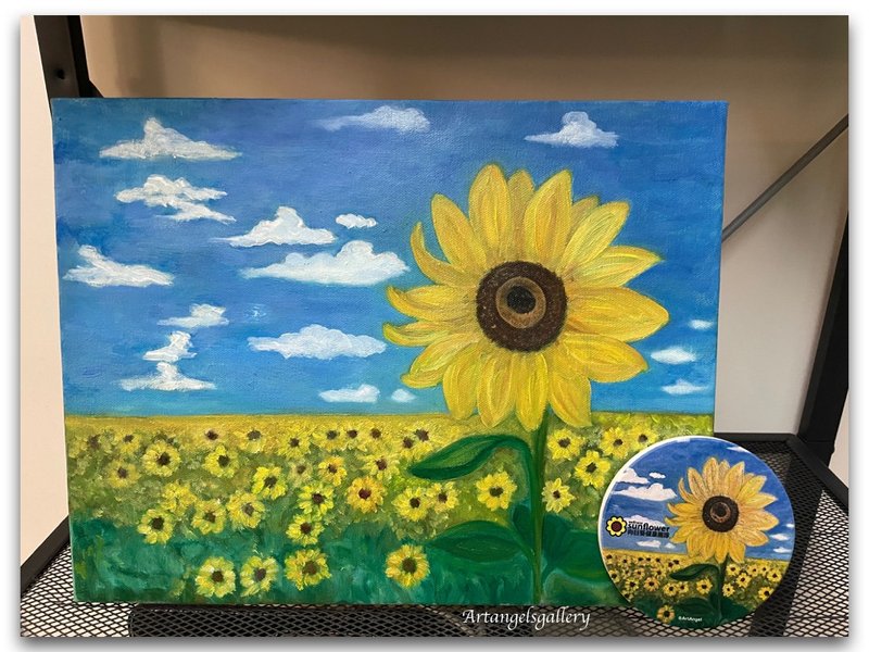 天使畫廊獨一無二原創商品/生日禮物/禮品/客製畫商品/圖與杯墊組 - 似顏繪/客製畫 - 陶 多色