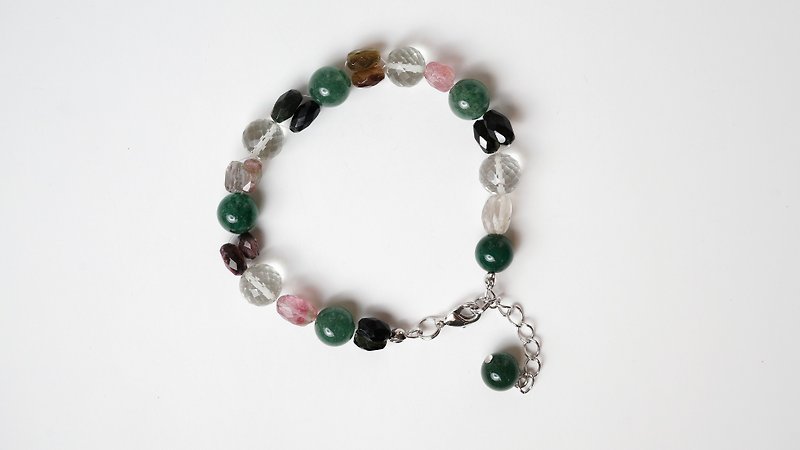 [Elegant] Hand-made X natural stone bracelet - Bracelets - Other Metals 