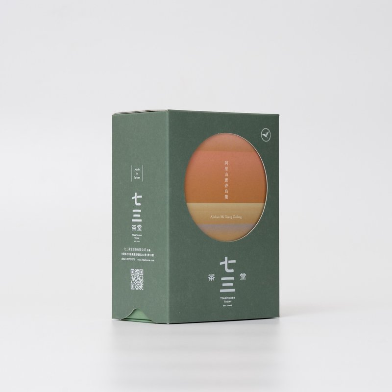 Qisan Tea Hall Premium Original Leaf | Alishan Honey Oolong 75g – Hardcover Box - ชา - กระดาษ สีเขียว